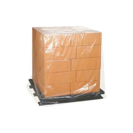Box Packaging Pallet Covers 46W x 36D x 72H 3 Mil Clear 50/Pack PC134